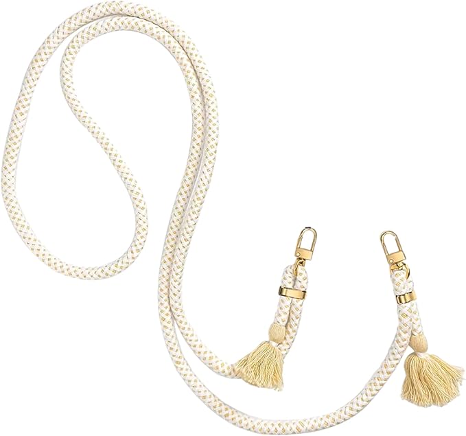 Nedimoo Handykette geflochten Natur Beige