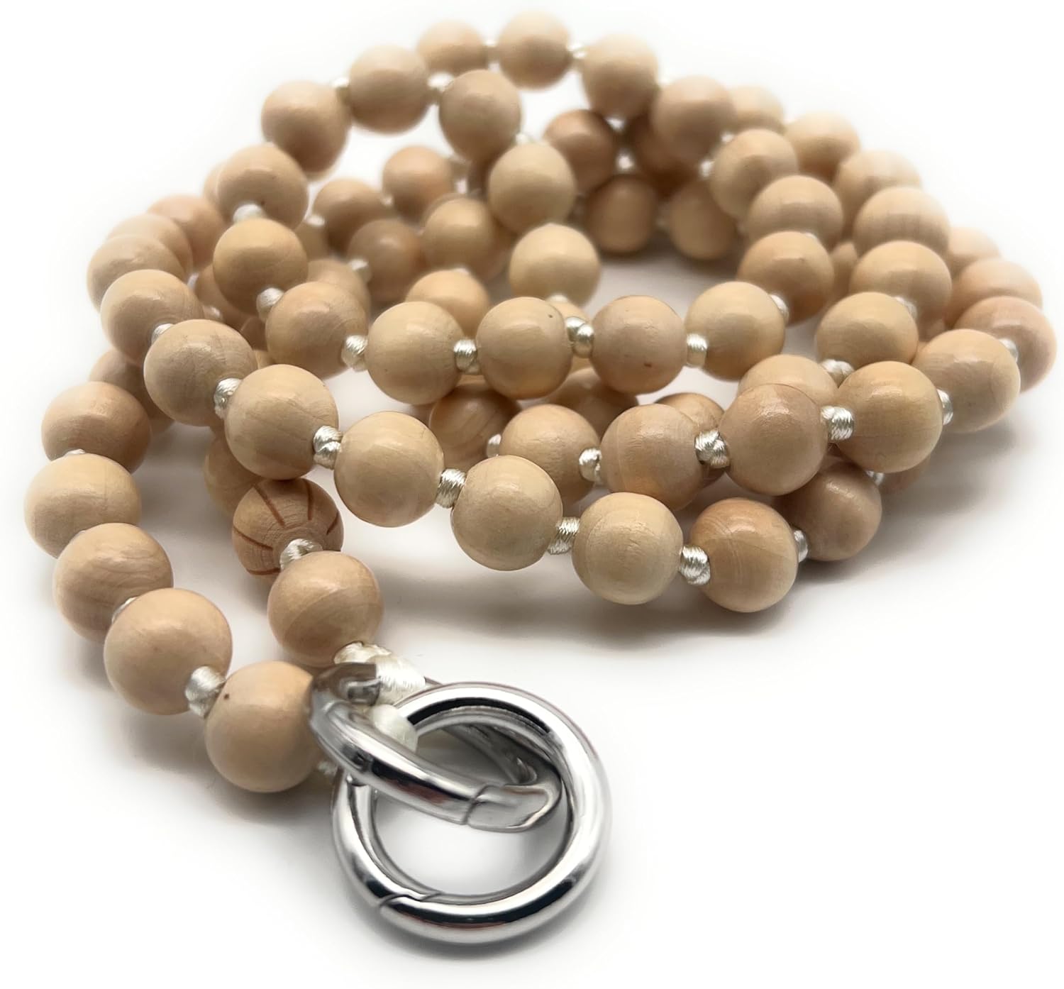 Handykette Naturperle helles Braun